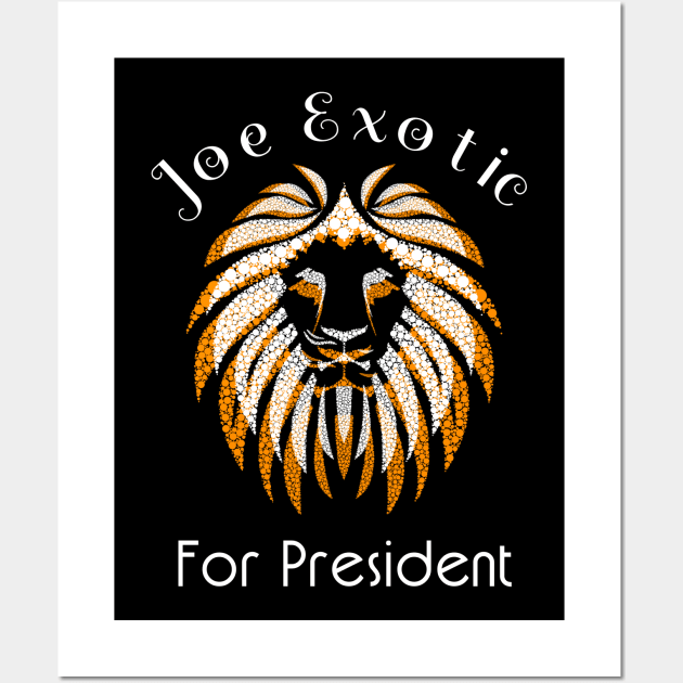 joe exotic for governor Wall Art by Pro-tshirt